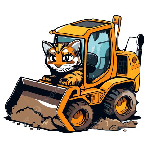 Skid Steer PNG, Vector And Transparent Clipart Images 